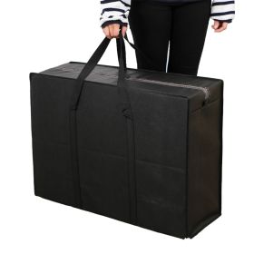 Different Specifications Moving Storage Bag, College Dorm, Traveling, Camping, Packing Supplies, Organizer Tote, Reusable and Sustainable (Color: Black)